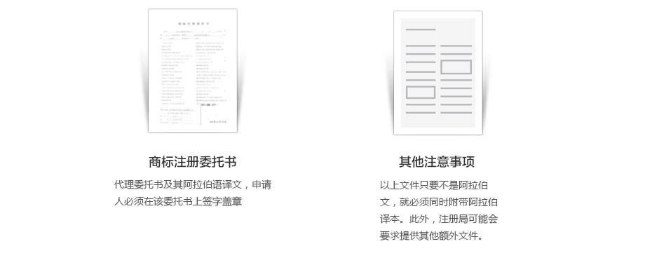 卡塔爾商標注冊所需資料2